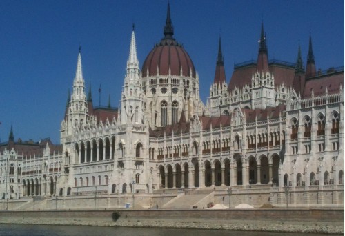 Hungarian Parliament building in Budapest 